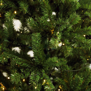 HomeRoots 6' Pre Lit Full Spruce Christmas Tree - Realistic Green Needles, 200 LED Lights, Easy Assembly & Storage 698939