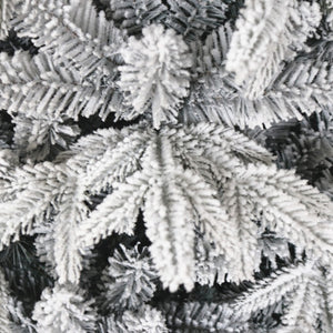 HomeRoots 7' White Full Spruce Christmas Tree - Lifelike Elegance, Easy Assembly, Perfect for Any Holiday Space 698943