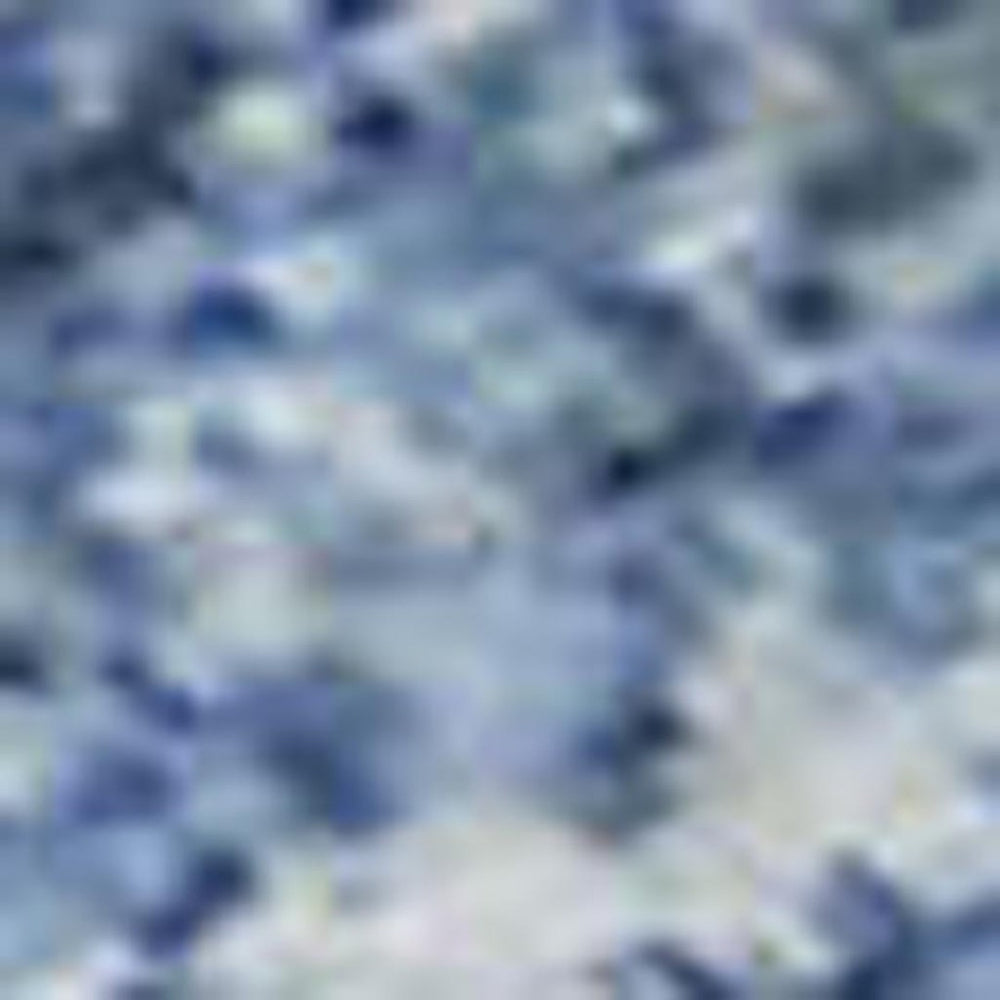 HomeRoots 10' X 14' Denim Blue Charcoal Animal Print Area Rug - Washable, UV Protected, Durable, Stylish Design 698962