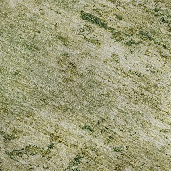 HomeRoots 8' X 10' Fern Green and Gold Abstract Washable Area Rug – Stylish, Durable, UV-Protected Design! 699152