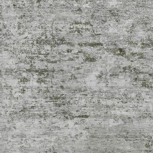HomeRoots 8' X 10' Abstract Washable Area Rug in Pewter & Ivory - Stain-Resistant, UV Protected, Stylish & Durable 699164