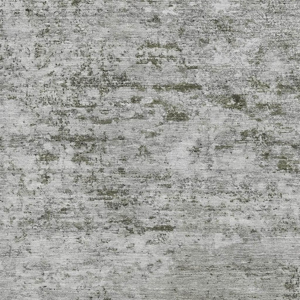HomeRoots 8' X 10' Abstract Washable Area Rug in Pewter & Ivory - Stain-Resistant, UV Protected, Stylish & Durable 699164