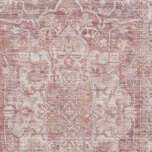 HomeRoots 10' X 14' Elegant Rust and Ivory Oriental Area Rug with Stain Resistance and UV Protection for Homes 699352