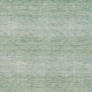 HomeRoots 5' X 8' Washable Aqua and Beige Striped Area Rug with UV Protection, Stain Resistance, Durable Design 699528