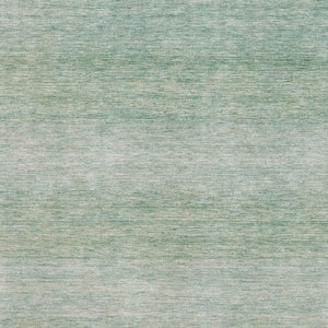 HomeRoots 8' X 10' Aqua and Beige Striped Area Rug - Washable, UV-Resistant, Perfect for High-Traffic Spaces! 699530