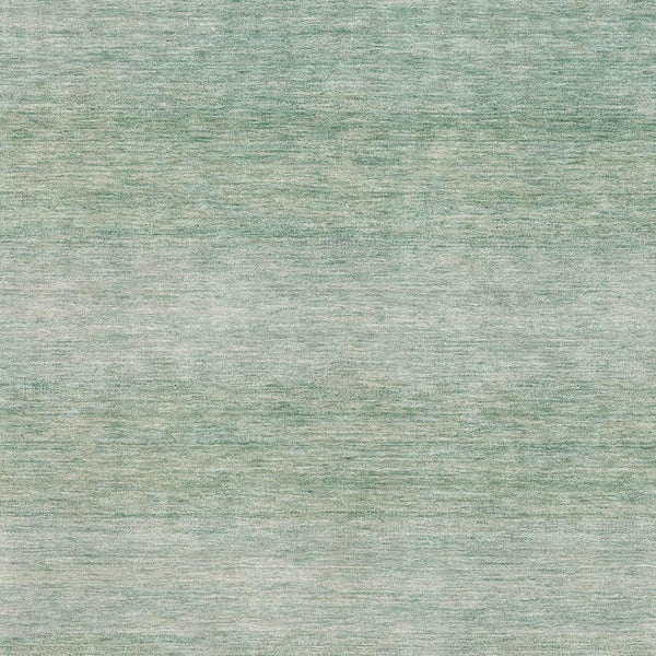 HomeRoots 8' X 10' Aqua and Beige Striped Area Rug - Washable, UV-Resistant, Perfect for High-Traffic Spaces! 699530