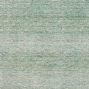 HomeRoots 10' X 14' Aqua and Beige Striped Area Rug - Washable, UV Protected, Stain Resistant for Versatile Living Spaces 699532