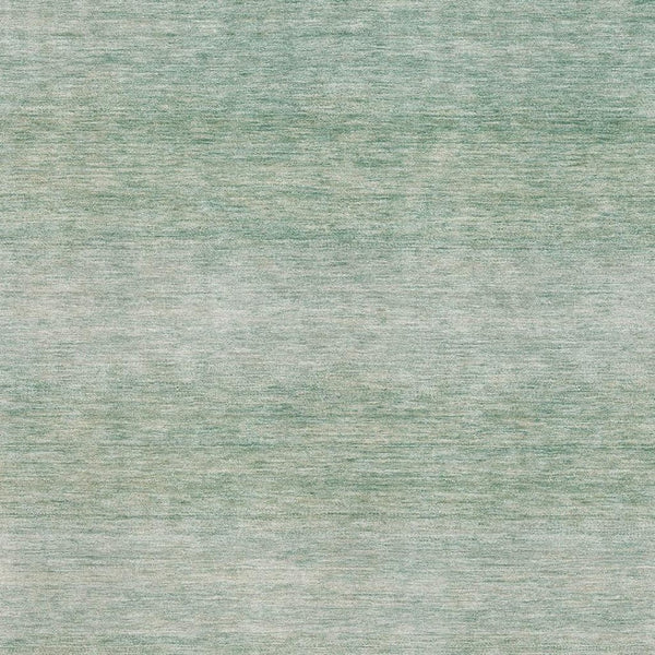 HomeRoots 10' X 14' Aqua and Beige Striped Area Rug - Washable, UV Protected, Stain Resistant for Versatile Living Spaces 699532