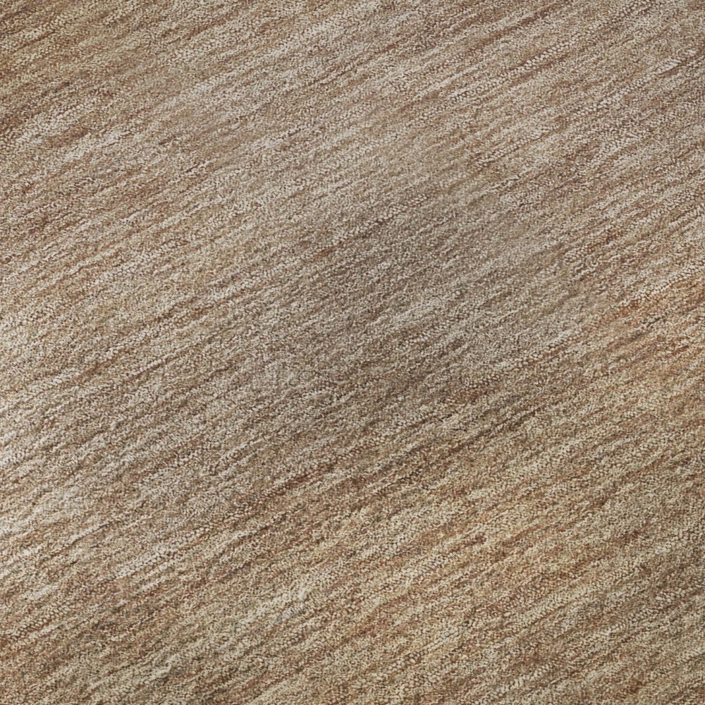 HomeRoots 5' X 8' Beige and Brown Striped Area Rug – Washable, UV Protected, Durable for Homes & Patios 699534