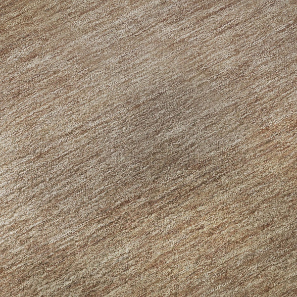 HomeRoots 5' X 8' Beige and Brown Striped Area Rug – Washable, UV Protected, Durable for Homes & Patios 699534