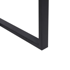 English Elm Christopher Knight Home® - EZRA Outdoor Industrial Acacia Wood Bar Table with Teak Finish and Iron Frame for Stylish Patios Grey+Black 70261.00GRY