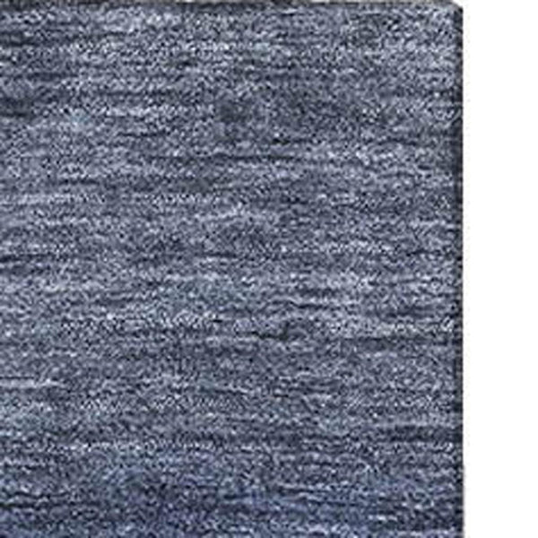 HomeRoots 9' X 12' Blue Striped Area Rug - Washable, UV Protected, Soft, Durable for High-Traffic Spaces 699549