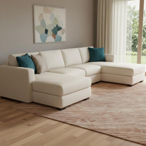 HomeRoots 8' X 10' Stylish Terra Cotta & Peach Striped Washable Area Rug with UV Protection & Non-Slip Backing 699566