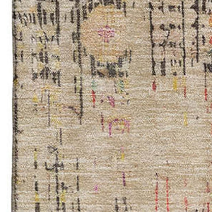 HomeRoots 5' X 8' Beige Red and Pink Oriental Area Rug - Washable, UV Protected, Durable & Elegant Design 699576