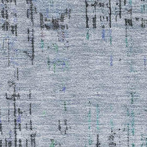 HomeRoots 8' X 10' Washable Blue Green Charcoal Oriental Area Rug - UV Protected, Non-Slip, Stylish & Durable 699584