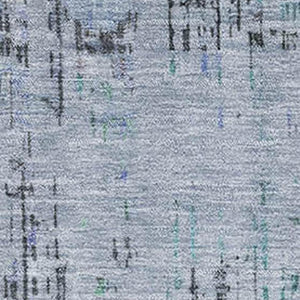 HomeRoots 9' X 12' Elegant Blue-Green Charcoal Oriental Washable Rug with UV Protection for Busy Homes 699585