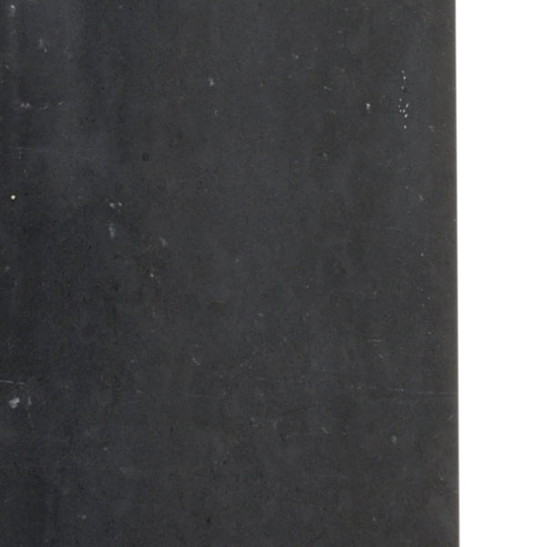 Chelsea House Black Kennedy Marble Lamp With Antique Brass Accents, Off-White Linen Shade, Polished Black Marble Base 69963