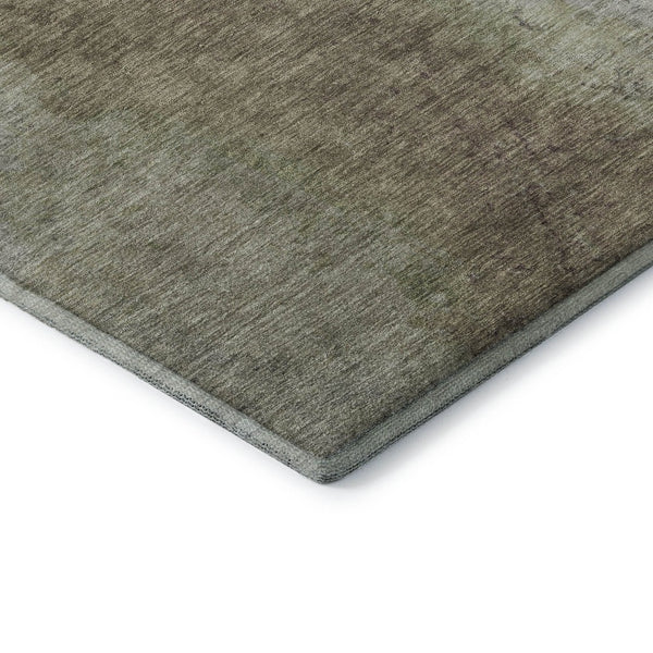 HomeRoots 5' X 8' Stylish Taupe and Beige Abstract Area Rug - Durable, Washable, UV-Protected for Homes 699814