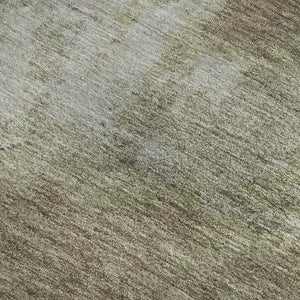 HomeRoots 8' X 10' Taupe & Beige Abstract Washable Area Rug with UV Protection for Modern Homes & Durability 699816