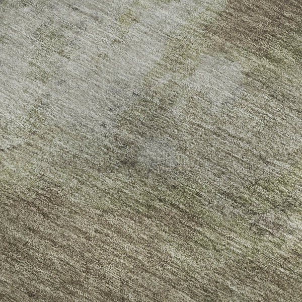 HomeRoots 8' X 10' Taupe & Beige Abstract Washable Area Rug with UV Protection for Modern Homes & Durability 699816