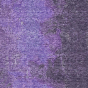 HomeRoots 5' X 8' Eggplant Purple Abstract Area Rug - Durable, Stain Resistant, UV Protected, Easy Care Design 699826