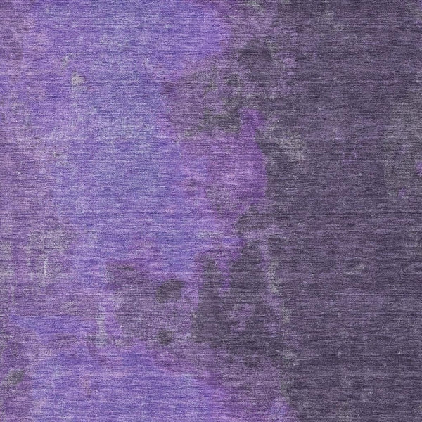 HomeRoots 8' X 10' Eggplant & Purple Abstract Area Rug - Washable, UV-Resistant, Perfect for Busy Homes! 699828