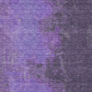 HomeRoots 9' X 12' Eggplant & Purple Abstract Area Rug – Washable, UV-Protected, Stylish & Durable for Homes 699829