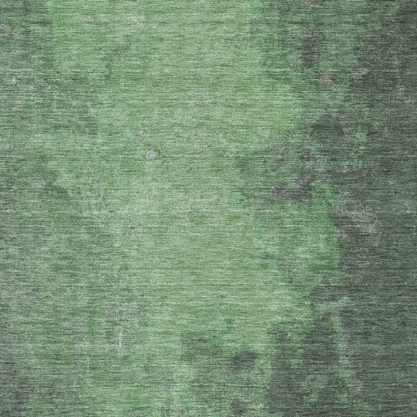 HomeRoots 8' X 10' Fern Green & Sage Abstract Washable Area Rug - Stain Resistant, UV Protected & Stylish 699834