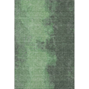 HomeRoots 10' X 14' Fern Green & Sage Abstract Area Rug – Washable, UV Protected, Stylish & Stain Resistant! 699836