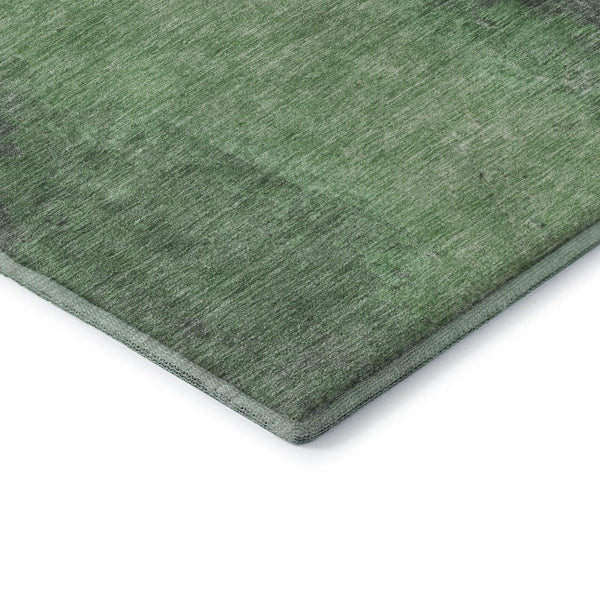 HomeRoots 10' X 14' Fern Green & Sage Abstract Area Rug – Washable, UV Protected, Stylish & Stain Resistant! 699836