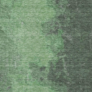 HomeRoots 10' X 14' Fern Green & Sage Abstract Area Rug – Washable, UV Protected, Stylish & Stain Resistant! 699836