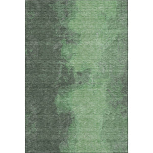 HomeRoots 10' X 14' Fern Green & Sage Abstract Area Rug – Washable, UV Protected, Stylish & Stain Resistant! 699836