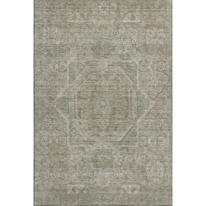 HomeRoots 10' X 14' Gray and Silver Oriental Washable Area Rug - Elegant, Durable, UV-Protected for Busy Homes 699867