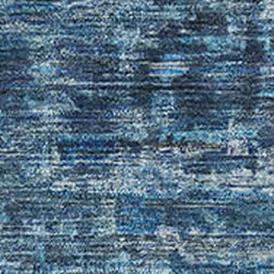 HomeRoots 10' Blue and Navy Oriental Area Rug - Washable, UV Protected, Stain Resistant for Busy Homes! 699903
