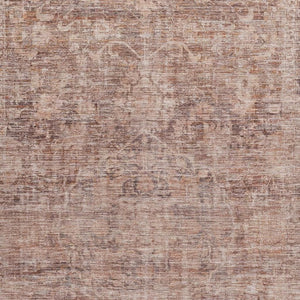 HomeRoots 9' X 12' Elegant Rust and Beige Oriental Area Rug – UV Protected, Washable, Stain-Resistant Design 699914