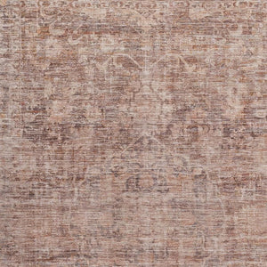 HomeRoots 10' X 14' Washable Rust & Beige Oriental Area Rug with UV Protection for Busy Homes & Spaces 699915