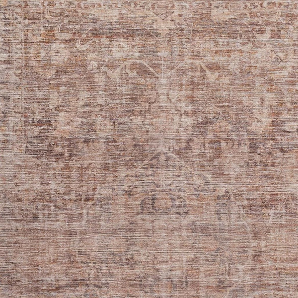 HomeRoots 10' X 14' Washable Rust & Beige Oriental Area Rug with UV Protection for Busy Homes & Spaces 699915