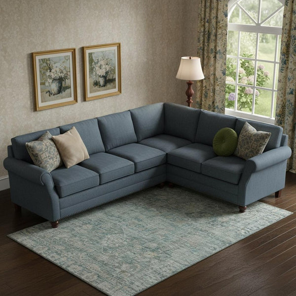 HomeRoots 10' X 14' Elegant Teal and Beige Oriental Washable Area Rug with UV Protection for Busy Homes 699927