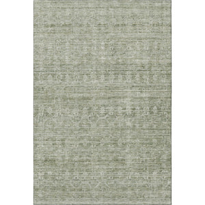 HomeRoots 8' X 10' Sage and Beige Striped Area Rug – UV Protected, Stain Resistant, Perfect for Busy Homes! 699973