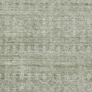 HomeRoots 9' X 12' Sage and Beige Striped Area Rug - Washable, UV-Protected, Non-Slip, Stylish & Durable 699974