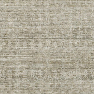 HomeRoots 8' X 10' Washable Taupe & Beige Striped Area Rug - Durable, Stain-Resistant, UV Protected, Non-Slip 699979