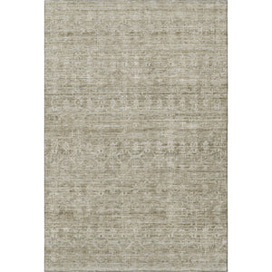 HomeRoots 10' Taupe and Beige Striped Area Rug - Washable, Stain-Resistant, UV-Protected for Family Homes 699981