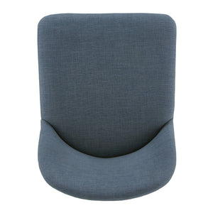 Marquis Glam Dining Chair Set with Gold Metal Frame and Linen Upholstered Seat
