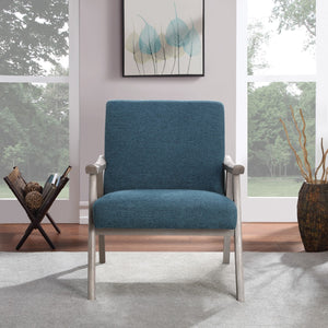 OSP Home Furnishings Weldon Armchair Azure
