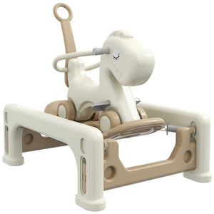 English Elm Qaba 5 in 1 Convertible Rocking Horse Ride on Balance Bike for Toddlers Ages 1 to 6 W2225P229336