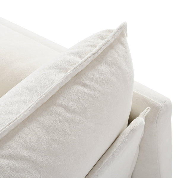 English Elm Oversized Modular Sectional Cloud Sofa With 3 Ottomans, Sleeper Function & Plush Pillows For Comfort W3163S00025-GIGA