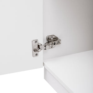 English Elm K&K Extendable Kitchen Island with Dining Table, 51.2" Seating for 2-6, Power Hub & Double Storage White Oak N707S000010W