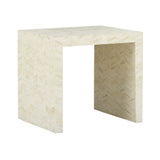 Capri Side Table White/Cream 385627 Chelsea House