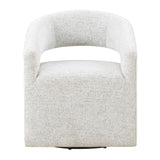 OSP Home Furnishings Devin Swivel Chair White