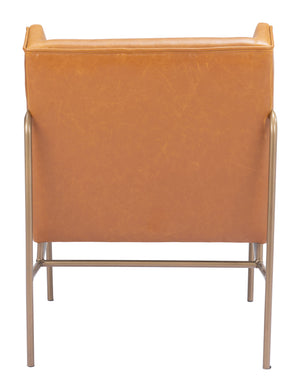 Atlanta Accent Chair Brown 109515 Zuo Modern